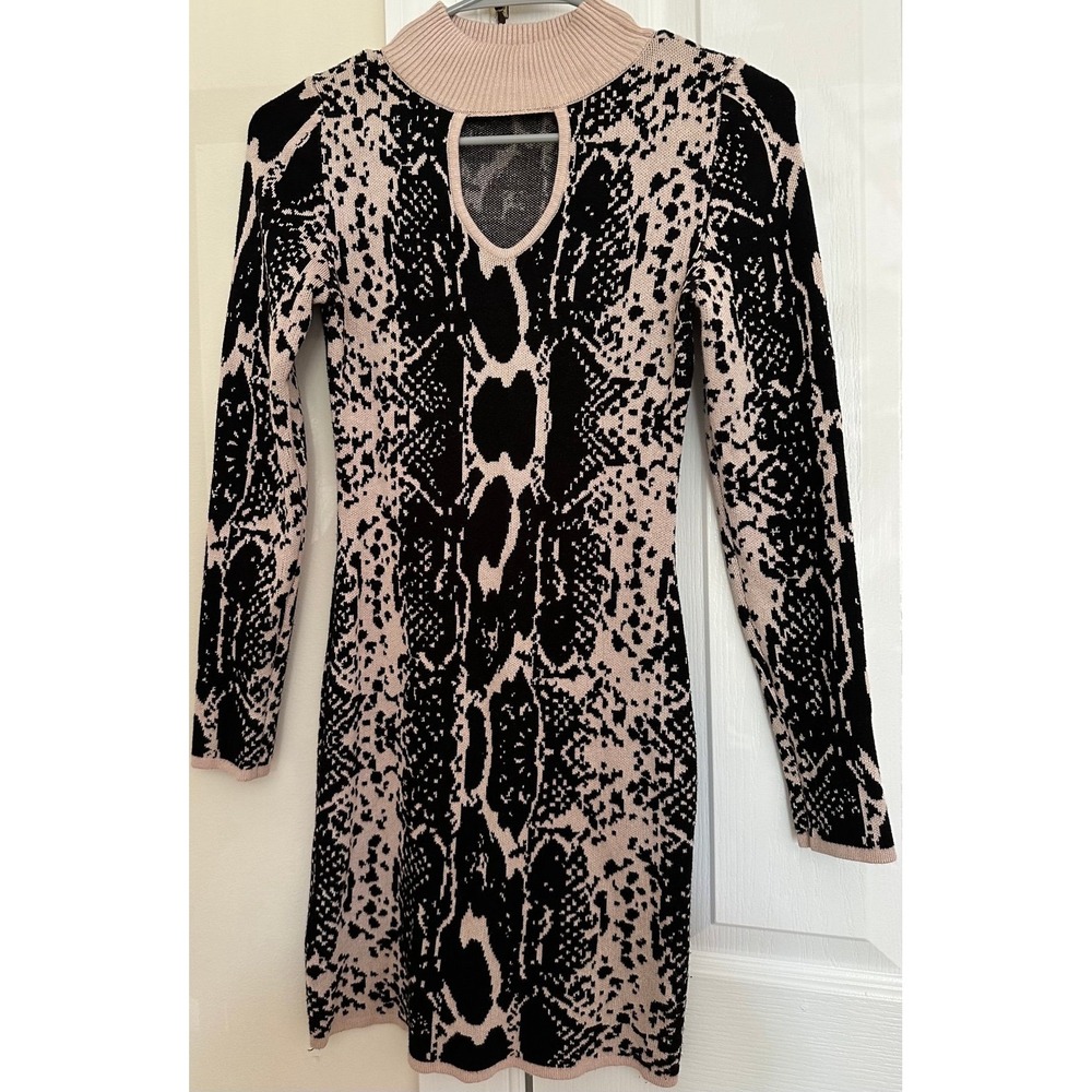 Love always by FCT snake print sweater dress size medium